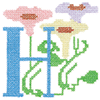 CROSS STITCH FLORAL H