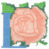 CROSS STITCH FLORAL L