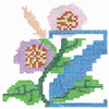 CROSS STITCH FLORAL Z