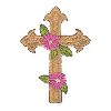 CROSS W/ FLOWERS