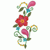 EUROPEAN FLORAL EMBLEM