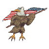 EAGLE W/FLAG