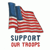 SUPPORT OUR TROOPS FLAG