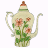 FLORAL TEA URN