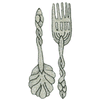 SILVER FORK AND SPOON