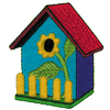 FLORAL BIRDHOUSE