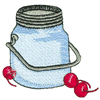 JAR WITH CHERRIES