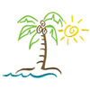 PALM TREE & SUN