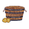 BASKET WITH APPLES