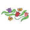 BUTTERFLIES WITH FLOWERS