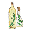 BOTTLES WITH FLOWERS