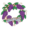 GRAPES AND BOW