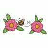 BEE IN FLOWERS