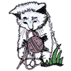 KITTY WITH YARN