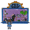 PET SHOP WINDOW APPLIQUE