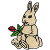 BUNNY AND FLOWER