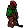 GOLFING BEAR