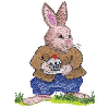 BUNNY WITH CUPCAKE