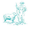 SHEPHERD BOY W/ SHEEP