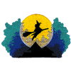 WITCH FLYING AT NIGHT
