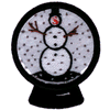 SNOWMAN GLOBE (GLASS)