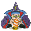 WIZARD WITH CRYSTAL BALL