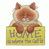HOME IS WHERE THE CAT IS