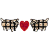 SHEEP AND HEART BORDER