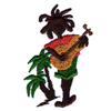 ANIMATED JAMAICAN GUITAR PLAYER