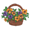 PANSIES IN BASKET