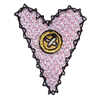 STITCHED HEART AND BUTTON
