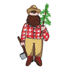 LUMBER JACK WITH TREE