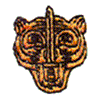 SMALL TIGER HEAD W/ SWORD