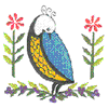 BIRDS W/FLOWERS