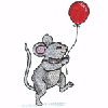 MOUSE WITH BALLOON