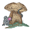 MUSHROOM AND A MOUSE