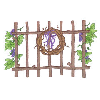 FENCE WITH GRAPES