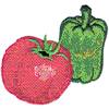 TOMATO AND GREEN BELL PEPPER