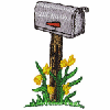 FLORAL MAILBOX