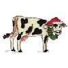 CHRISTMAS COW