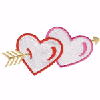 HEARTS WITH ARROW