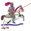 KNIGHT ON HORSE