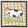 COW QUILT APPLIQUE