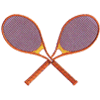 TENNIS RACQUETS APPLIQUE