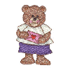 BEAR WITH LETTER