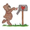 BEAR WITH MAILBOX