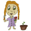GIRL WITH FLOWER