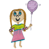 GIRL HOLDING BALLOON