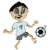 BOY PLAYING SOCCER