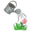 WATERING CAN W/FLOWER